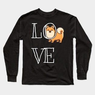 Minimal puppy Long Sleeve T-Shirt